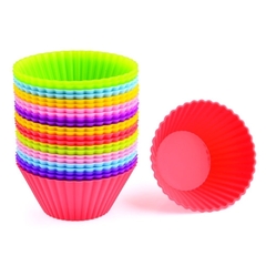 MOLDE CUPCAKE SILICONA X 12 en internet