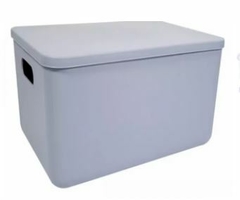 CAJA MODERNA TAPA PLASTICA 37 X 26 X 24 CM