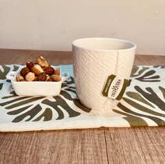 TAZA CERAMICA ROMBO-FLOR