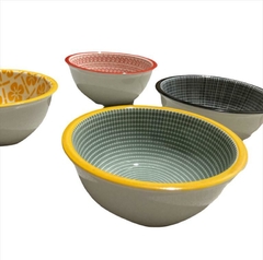 BOWLS PORCELANA ESTAMPADO 10X4CM en internet