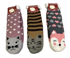 PANTUMEDIAS ADULTO ANIMALITOS CON CORAZONES - comprar online