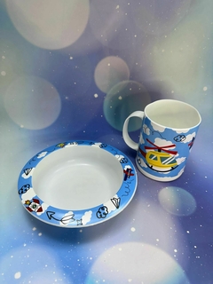 SET TAZA + BOWL INFANTIL - tienda online