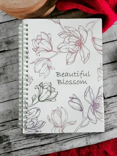 CUADERNO A5 FLORES (2512) - tienda online