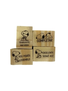 KIT X 4 SELLOS DECORATIVOS 3X2CM DOCENTES