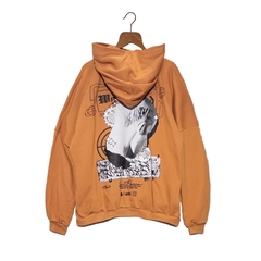 Maxi Hoodie Oversize Viejascul Saint Passion Calabaza - comprar online