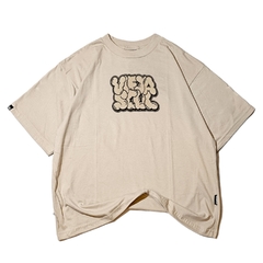 Remera Oversize Boxyfit Nothing Is Real Beige - comprar online