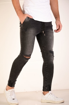 Jogger de Jean Super Chupin Dark Storm - comprar online