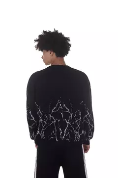 Sweater Oversize Lightings Negro en internet
