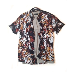 Camisa de Fibrana Estampada LFR Vital Negra solo M - comprar online