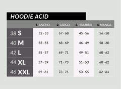 Buzo Hoodie liviano Acid OVERSIZE - SOLO XL - comprar online