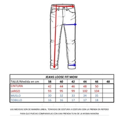 Jean Mom Fit Smog Gris - solo 40 en internet