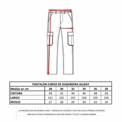 Pantalon Carpintero Allday Negro - Solo 30/32 - comprar online