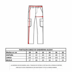 Pantalon Carpintero Allday Beige - comprar online