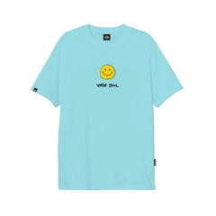 Remera ViejaScul Clasica Smile Celeste