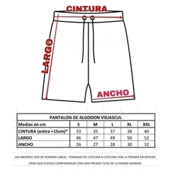 Short de Algodon Viejascul Basic Label Negro en internet