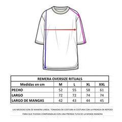 Remera Oversize Rituals Message Section Washed - SamoaShop