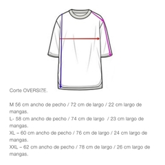 Remera Oversize Cross Clothing Gothic Night en internet