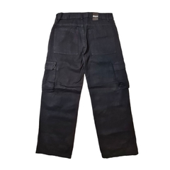 Pantalon Cargo Straigth Recto Negro BRZ - comprar online