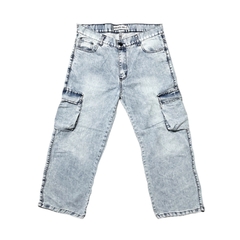 Pantalon Cargo de Jean Straight Diamond BRZ