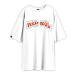 Remera Oversize ViejaScul VS Lines Blanco en internet