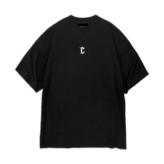 Remera Oversize Cross Clothing Gothic Negro - comprar online