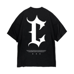 Remera Oversize Cross Clothing Gothic Negro en internet