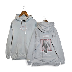 Buzo Hoodie Oversize Liviano ViejaScul Blessed Gris