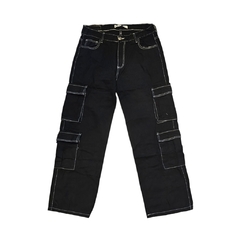 Pantalon Ancho Recto Doble Cargo Core BRZ - tienda online