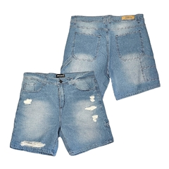 Bermuda Mom de Jean DSTN Carpintero Azul