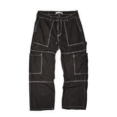 Pantalon Cargo Ancho Core Negro BRZ