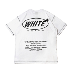 Remera Regular WhiteTrash Department White en internet