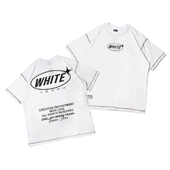 Remera Regular WhiteTrash Department White