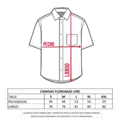 Camisa floreada LFR Azul - Solo M - comprar online