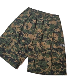 Short Cargo Oversize Viejascul Pixel Verde Antidesgarro - comprar online