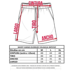 Short Cargo Oversize Viejascul Antidesgarro Verde - comprar online