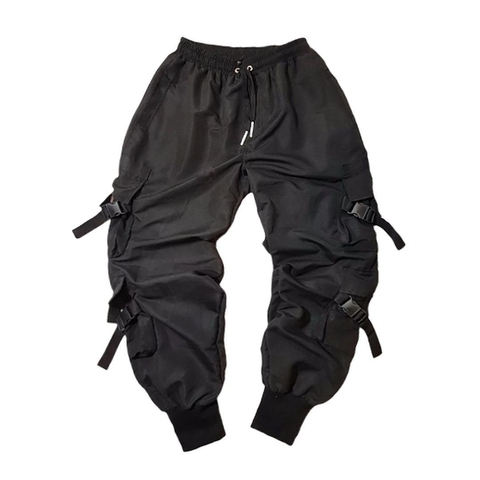 Jogger Cargo de Microfibra Blend Negro V4