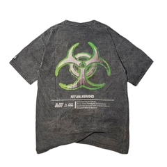 Remera Oversize Rituals Washed BioHazard - SamoaShop