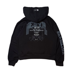 Hoodie Boxyfit Viejascul New Gang Negro - SamoaShop