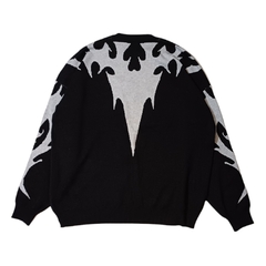 Sweater Oversize Tribal Negro - comprar online