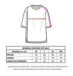 Remera Oversize Rituals Energy Washed - SamoaShop