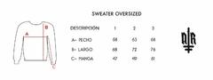 Sweater Oversize Acrosstherainbow Destroyed Negro - SamoaShop