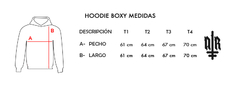 Imagen de Hoodie Boxy Fit AcrossTheRainbow Glow