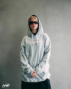 Buzo Hoodie Oversize Liviano ViejaScul Blessed Gris en internet
