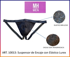 ART. 10013: SUSPENSOR DE ENCAJE CON LUREX