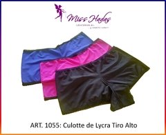 ART. 1055: Culotte de Lycra Tiro Alto