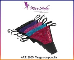 ART. 2005: Tanga Cola Less combinada con Puntilla