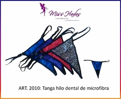 ART. 2010: Tanga de Lycra Hilo Dental Animal Print en internet