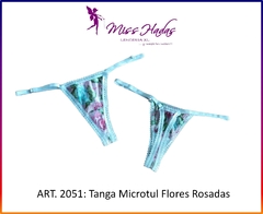 ART. 2051: Tanga de Microtul Flores Rosado