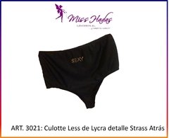 ART. 3021: Culotte Less Lycra con Strass