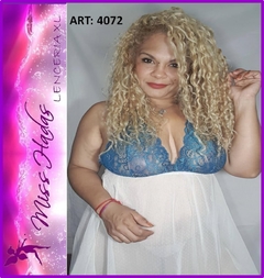 ART. 4072: Camisolin de Microtul Plumeti con Puntilla corte Marilyn - comprar online